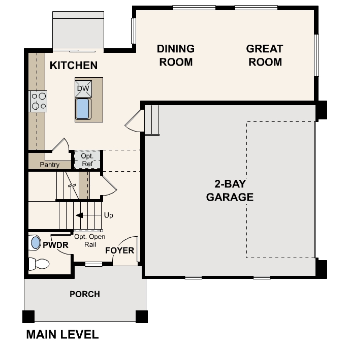 Diagram. Element Floorplan, Main Level