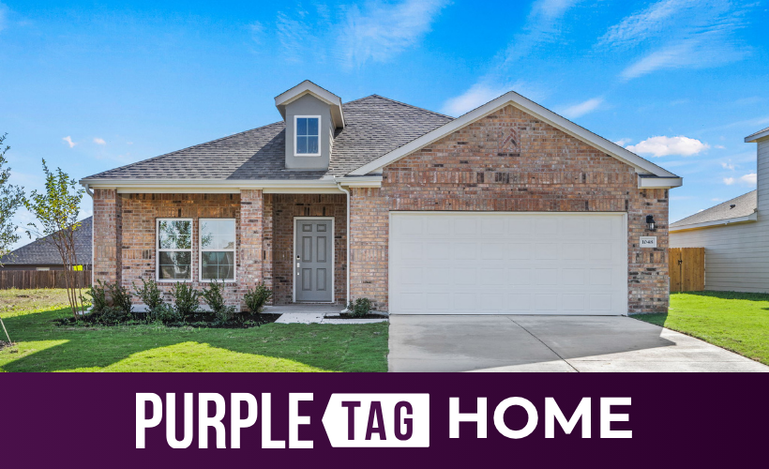 A house with a garage.