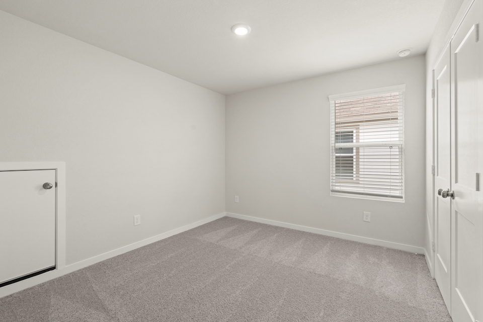 A room with white walls.