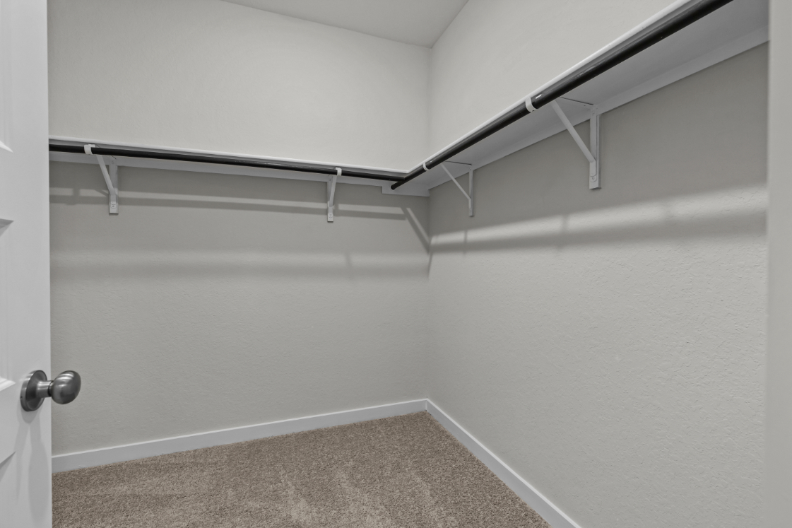 A staircase in a room.