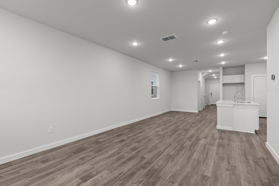 A large empty room.
